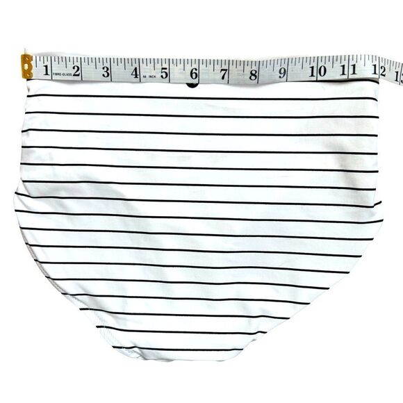 Dick's Sporting Goods Women's Stripe Blk Power Sculpt Mid Rise Swim Bottoms NWT - Picture 6 of 10